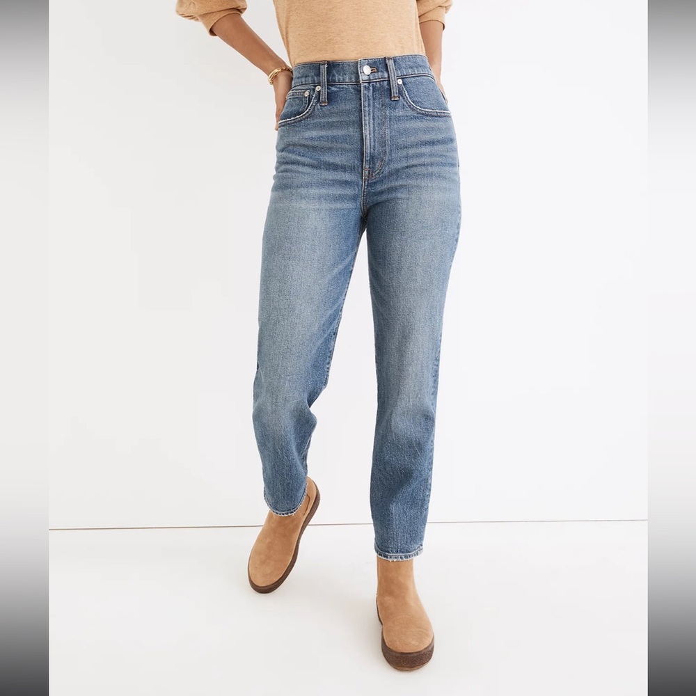 Madewell High Waisted Perfect Vintage Jeans in Belbury Wash
